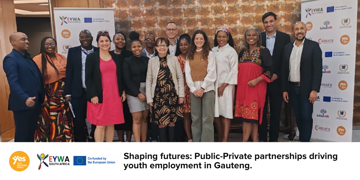 Shaping futures: Public-Private partnerships driving youth employment in Gauteng.