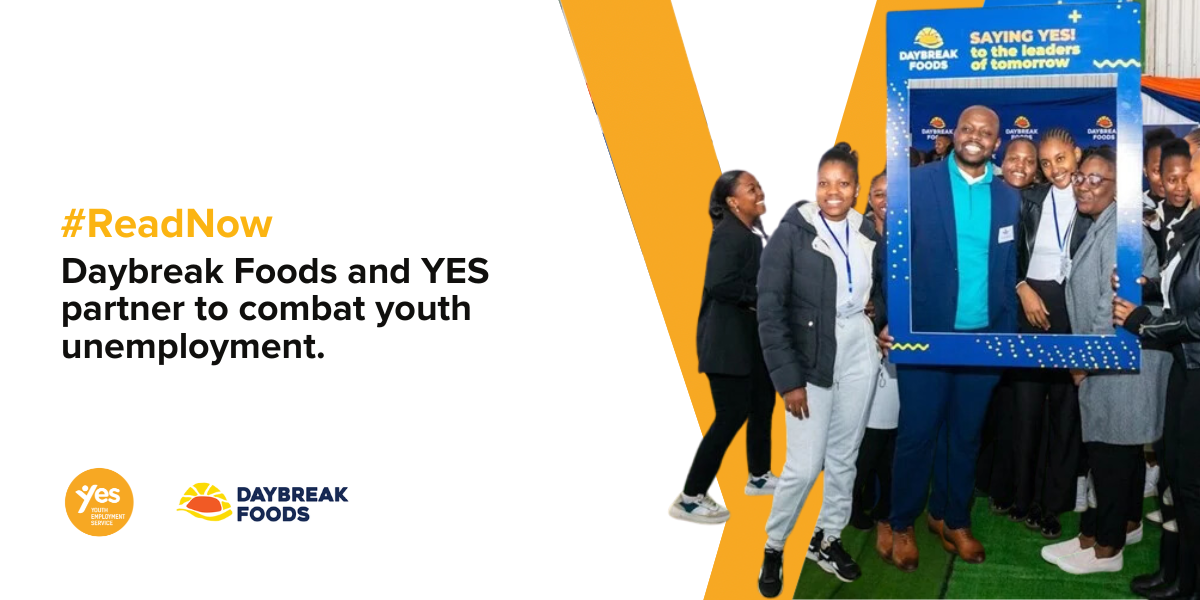 Daybreak Foods and YES partner to combat youth unemployment
