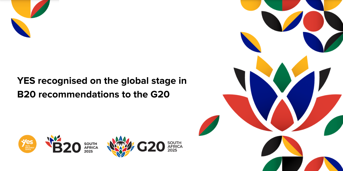 YES recognised on the global stage in B20 Recommendations to the G20