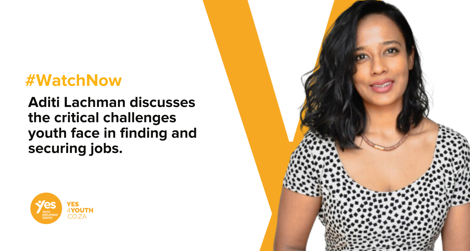 Watch now: Aditi Lachman joins SABC 1's ASIKHULUME with host Bongiwe Zwane to discuss the critical challenges youth face in finding and securing jobs.